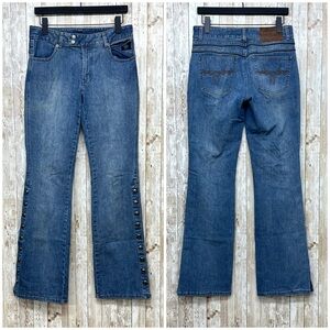 Harley Davidson Snap Bootcut Jeans [3531]